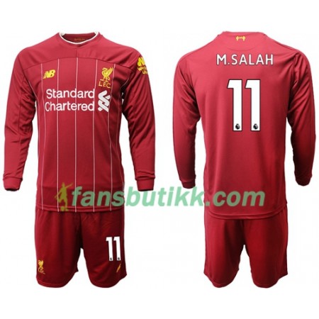 Fotballdrakt Liverpool M.Salah 11 Barn Hjemmetrøye 2019-2020 Langermet